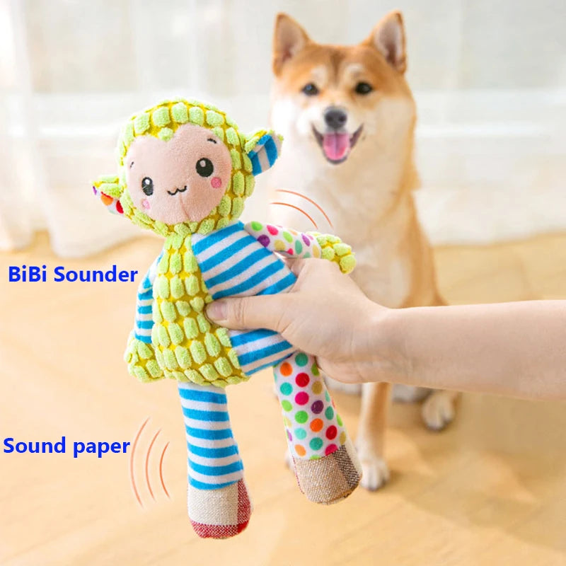 Pawora™ Premium Interactive Squeaky Plush Toy