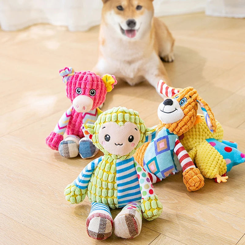 Pawora™ Premium Interactive Squeaky Plush Toy